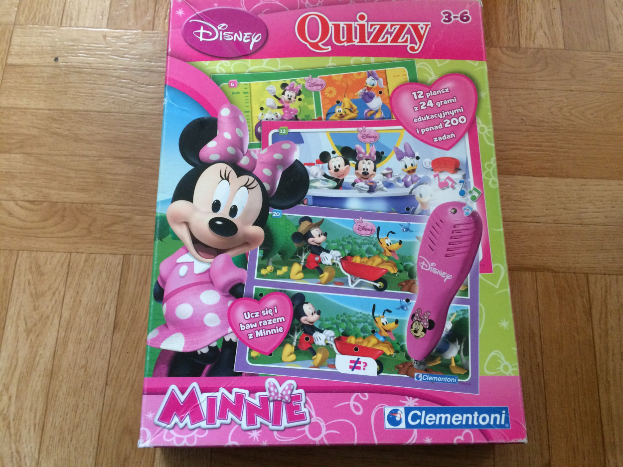 Gra 3-6 lat Quizzy Disney Minnie Clementoni