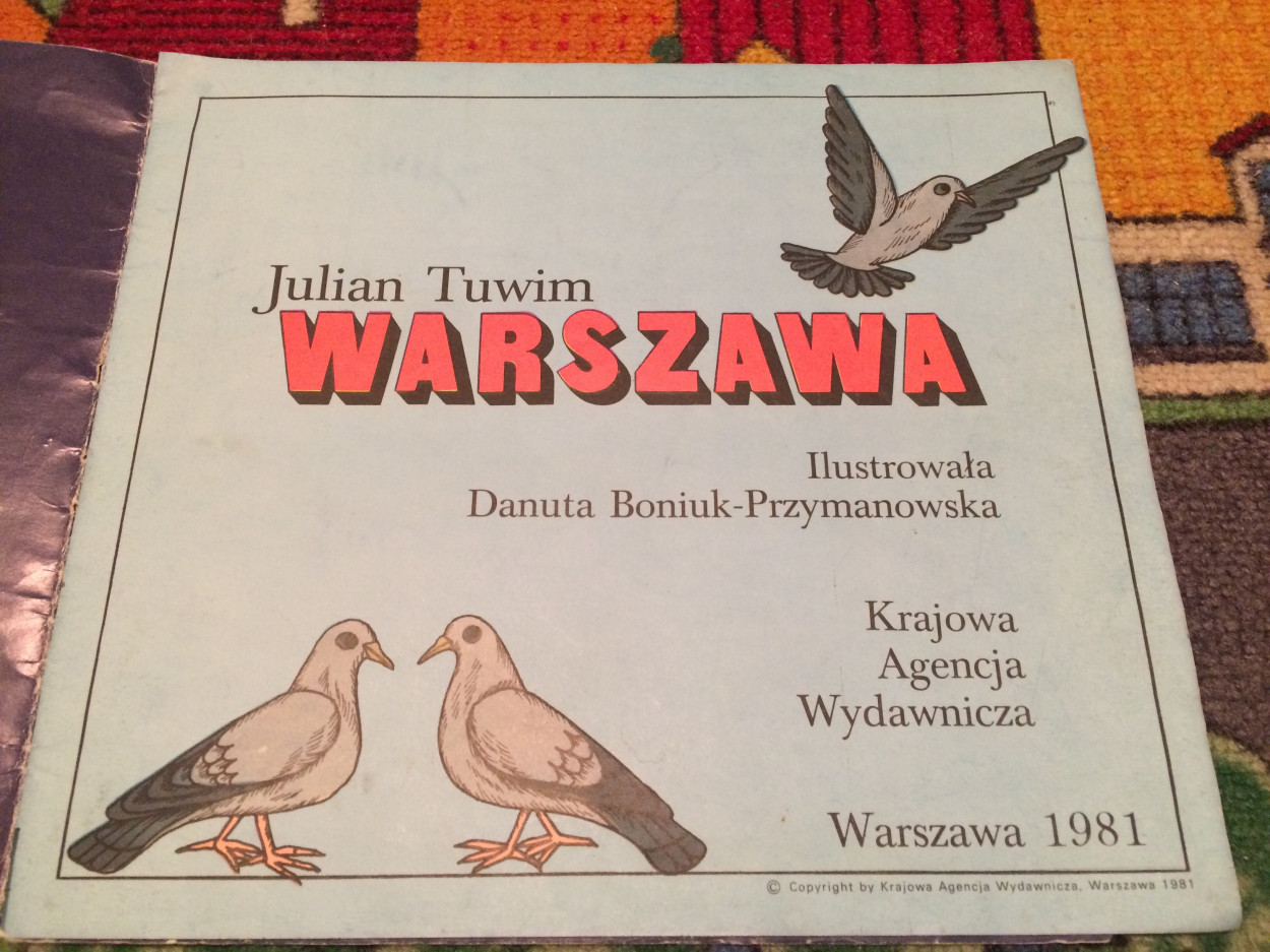 Książka Warszawa Julian Tuwim