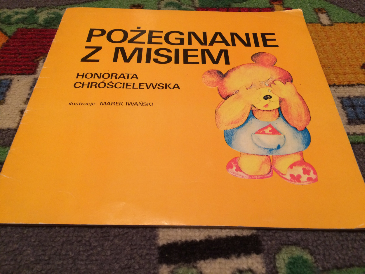 Książka pożegnanie z misiem