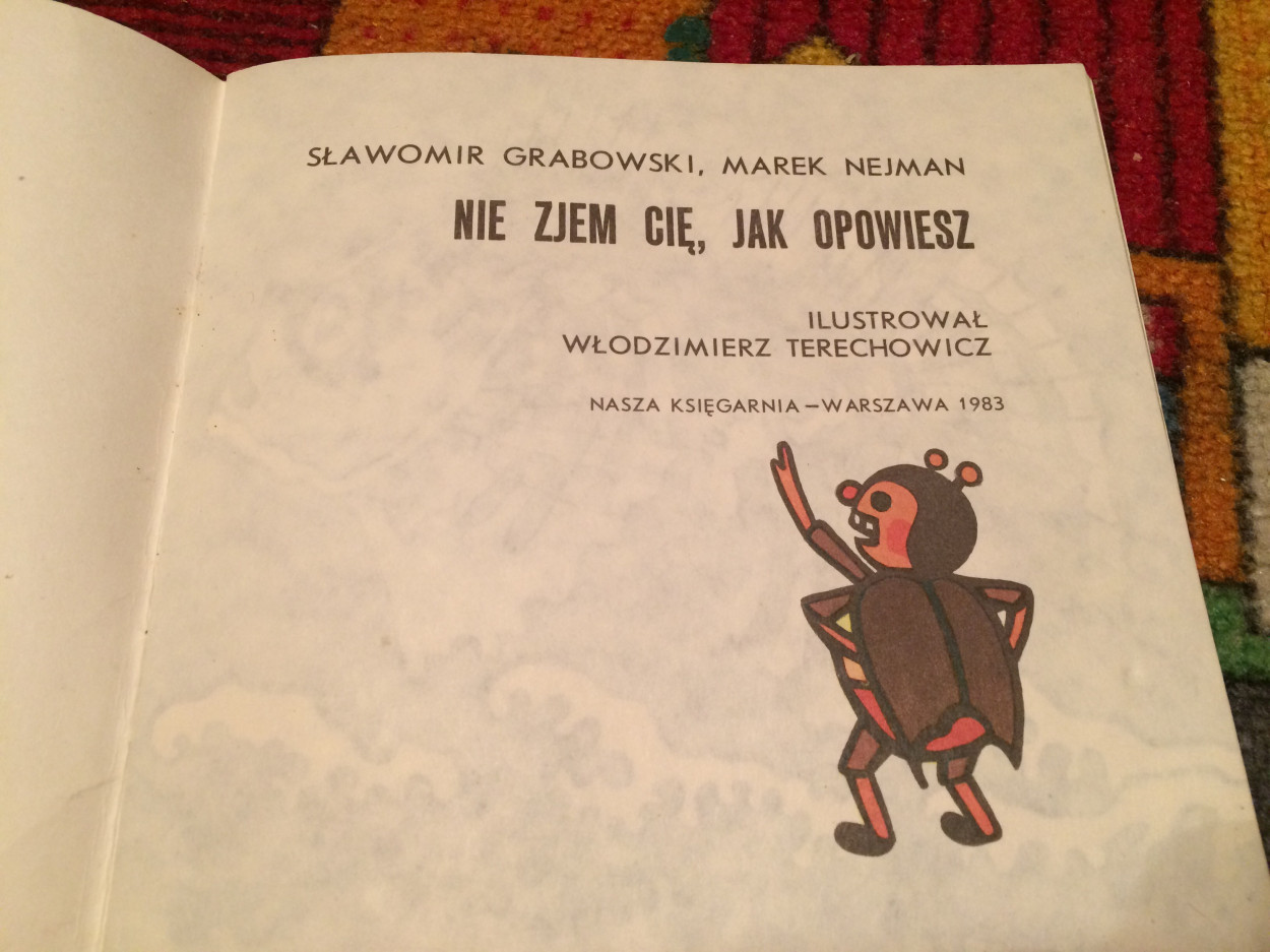 Książka nie zjem cię jak opowiesz