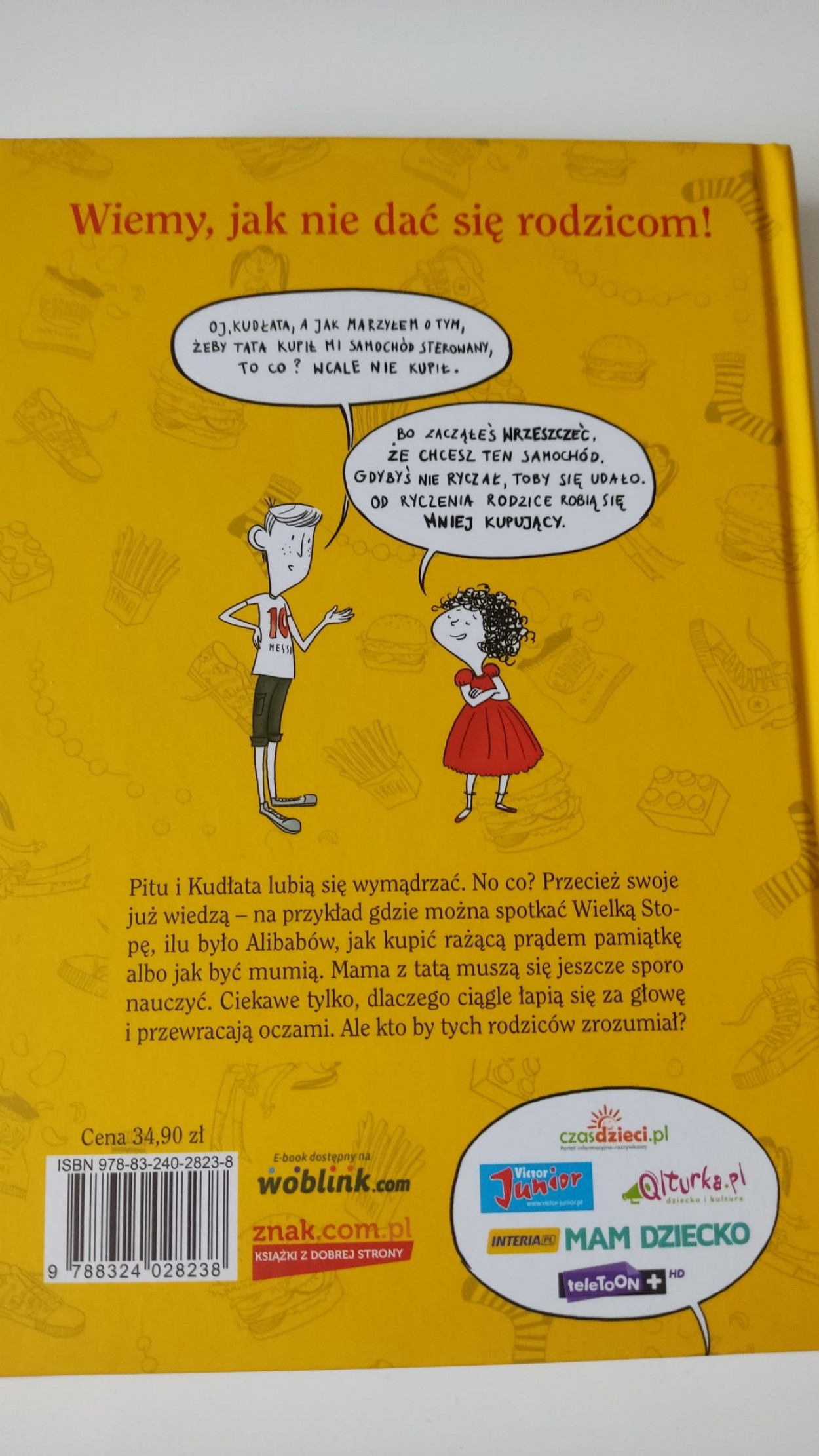 Książka pt. Pitu i Kudłata w opałach