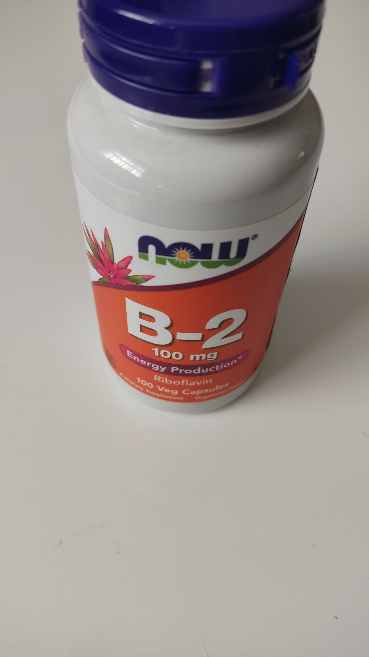 NOW B2 100mg, 100 kapsułek