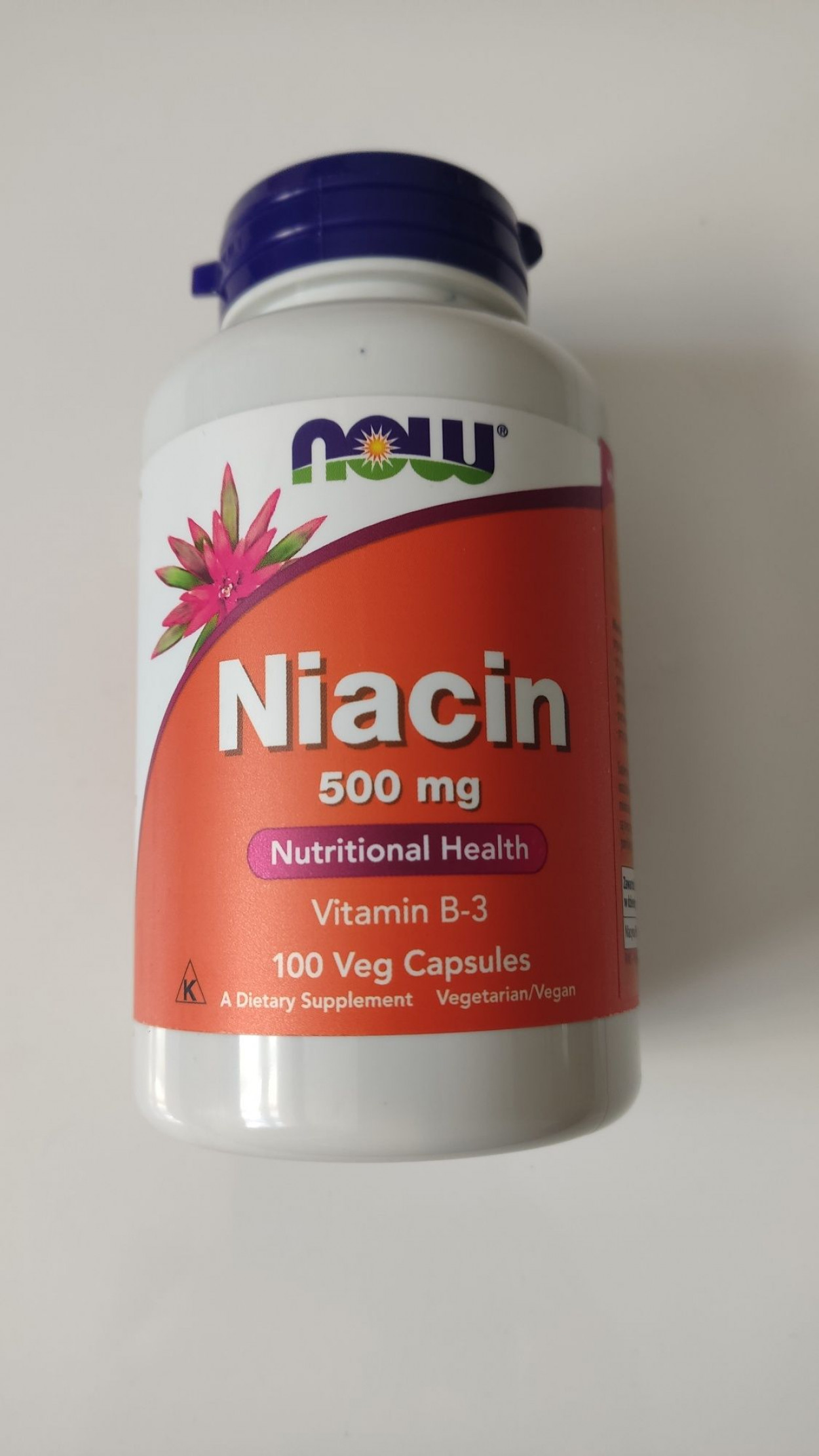 NOW Niacin 500mg 100kaps.