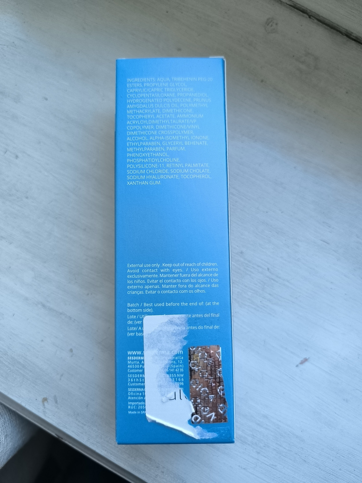 Sesderma Hidraderm Hyal Nawilżający krem do twarzy
