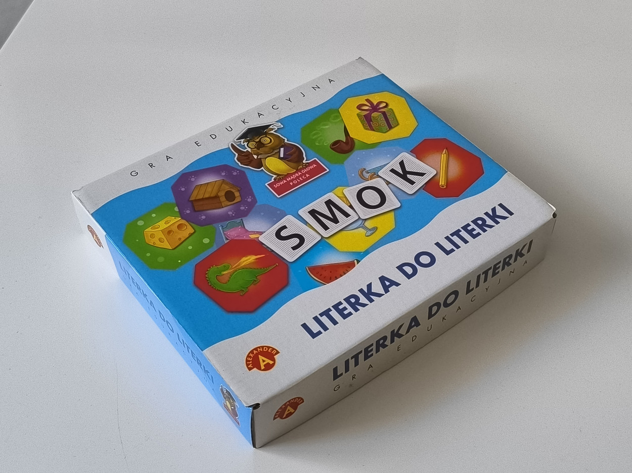 Gra edukacyjna literka do literki